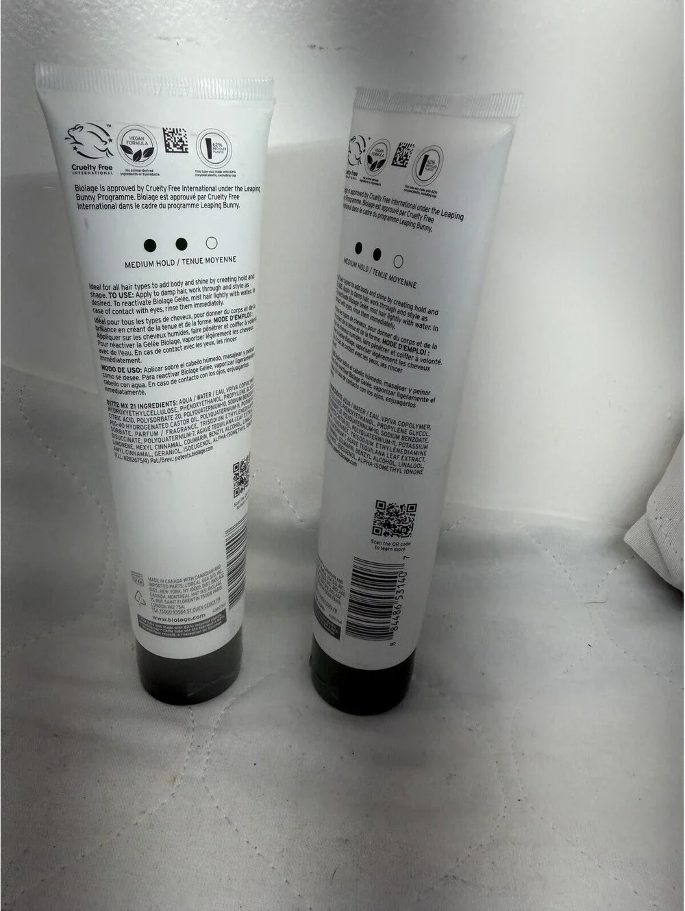 (2 Pack) Biolage Styling Gelée Firm Hold Hair Gel 5oz Adds Shine Control Duo